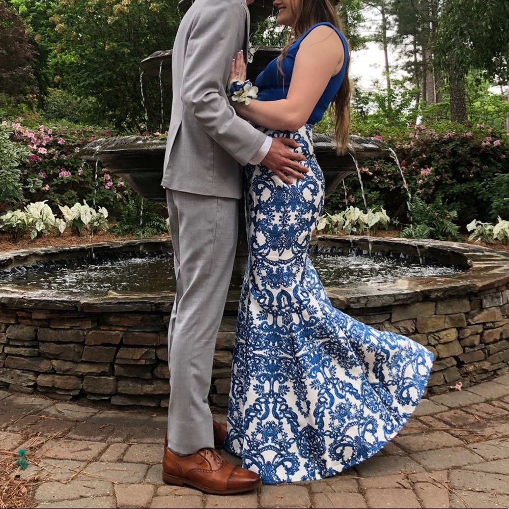 TWO PIECE PROM DRESS
